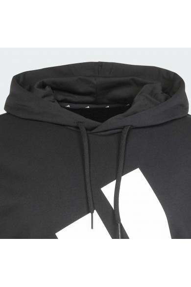 POLERON ADIDAS HOMBRE CON CAPUCHA ESSENTIALS NEGRO