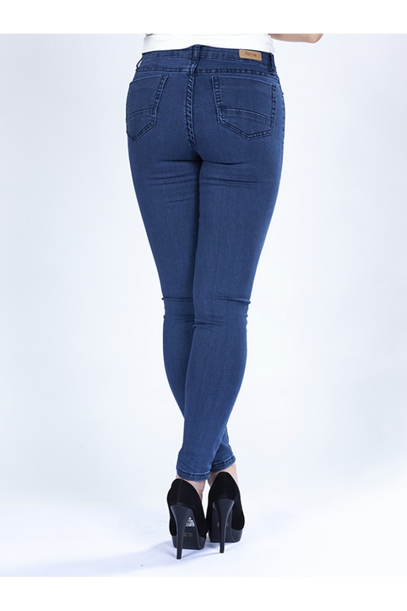 JEANS ARYA MUJER BILBAO SKINNY MEDIUM RISE AZUL
