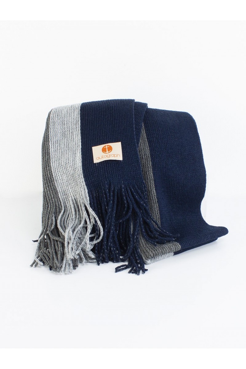 BUFANDA AZUL/GRIS