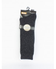 MEDIA ANGORA HOMBRE NEGRO LISO