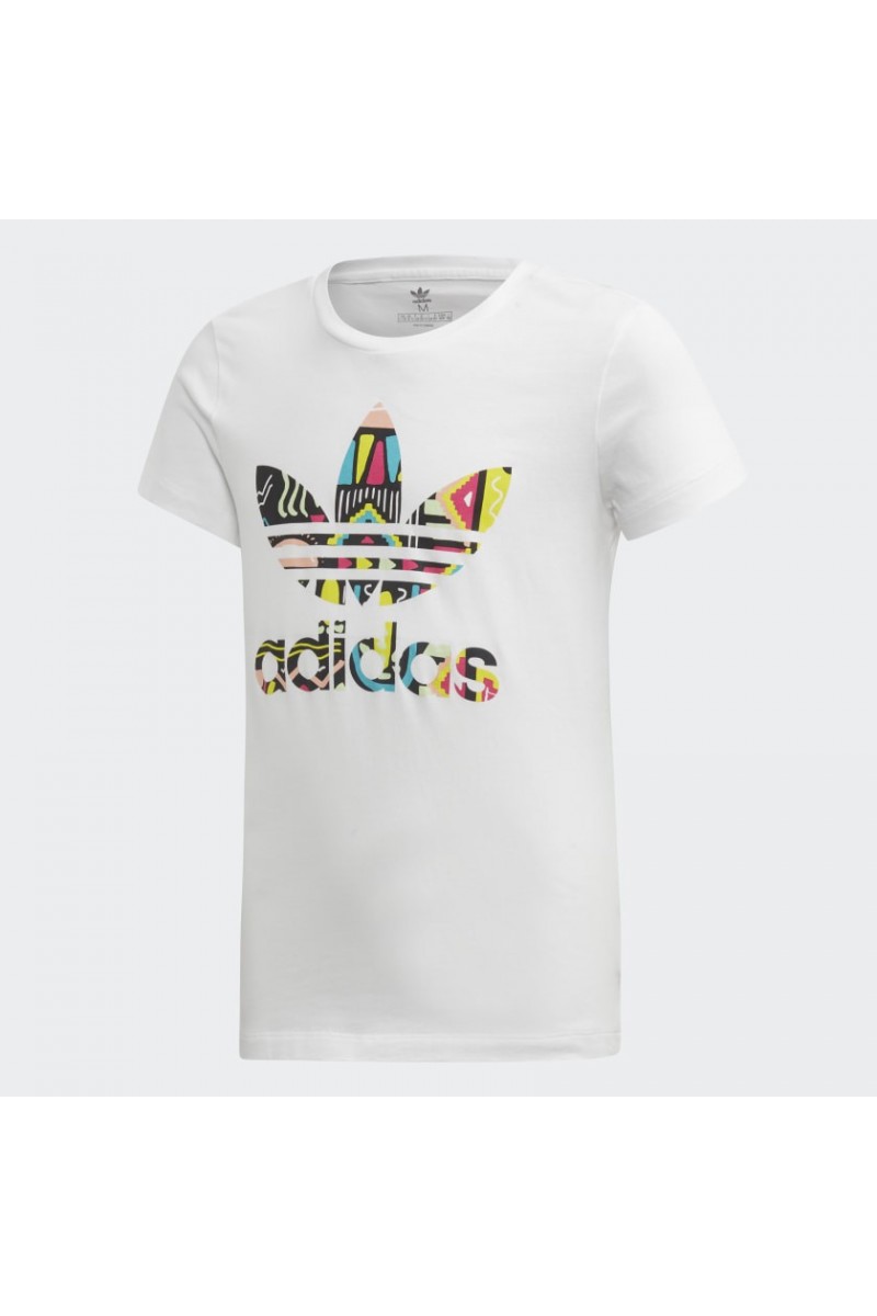POLERA ADIDAS SLIM TEE BLANCA NIÑA