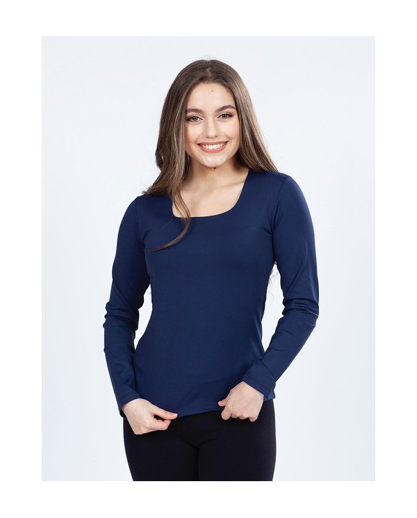 POLERA INNOCENTI MUJER CANNES AZUL