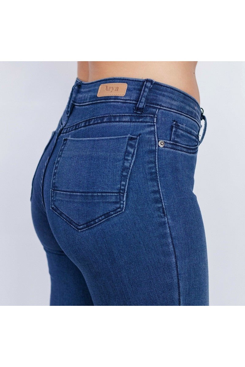 JEANS ARYA MUJER BILBAO SKINNY MEDIUM RISE AZUL