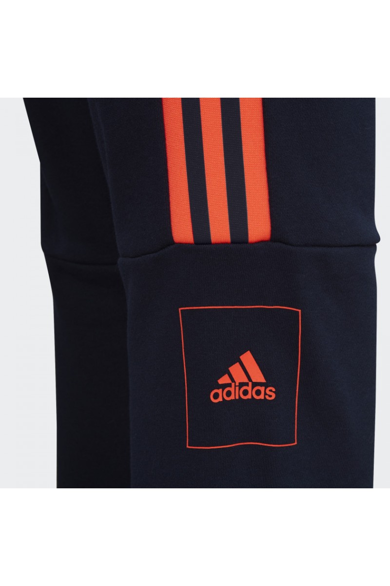 PANTALON ADIDAS ATHLETICS CLUB AZUL/NARANJO NIÑO PANTALON ADIDAS ATHLETICS CLUB AZUL/NARANJO NIÑO
