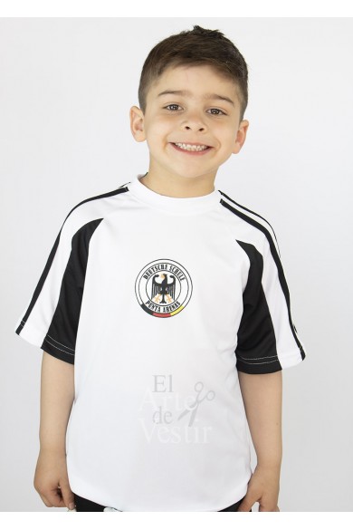 POLERA DEPORTIVA BLANCA HOMBRE COLEGIO ALEMAN