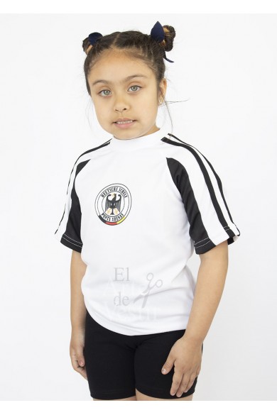 POLERA DEPORTIVA BLANCA MUJER COLEGIO ALEMAN