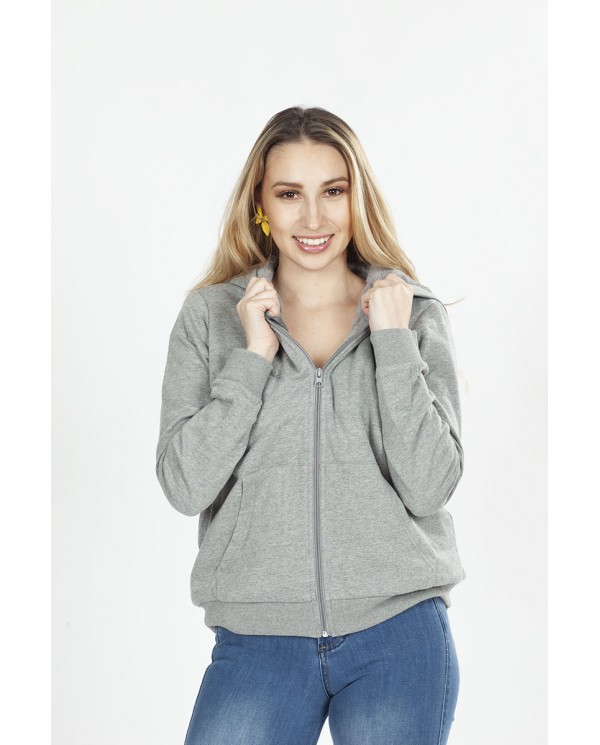 POLERON ARYA MUJER PEACH TEDDY GRIS