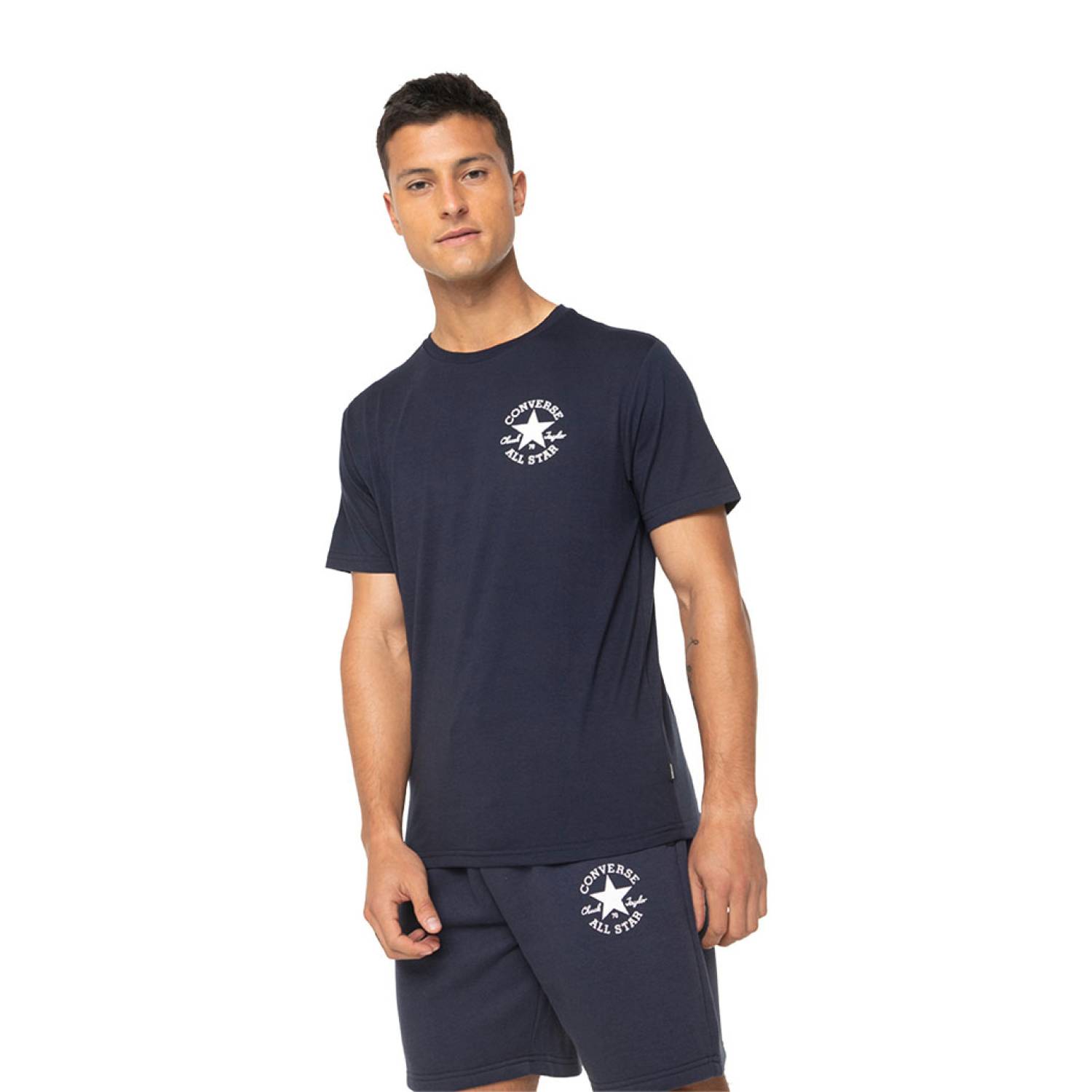 POLERA CONVERSE HOMBRE MANGA CORTA AZUL