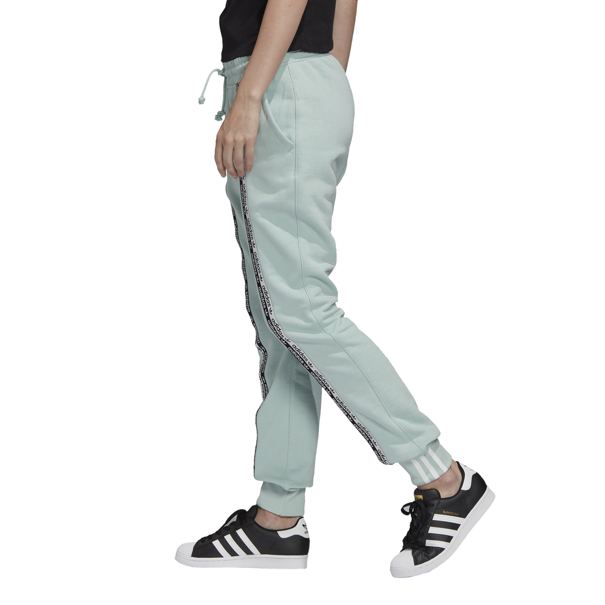 Adidas originals ryv taping joggers shop in green tint
