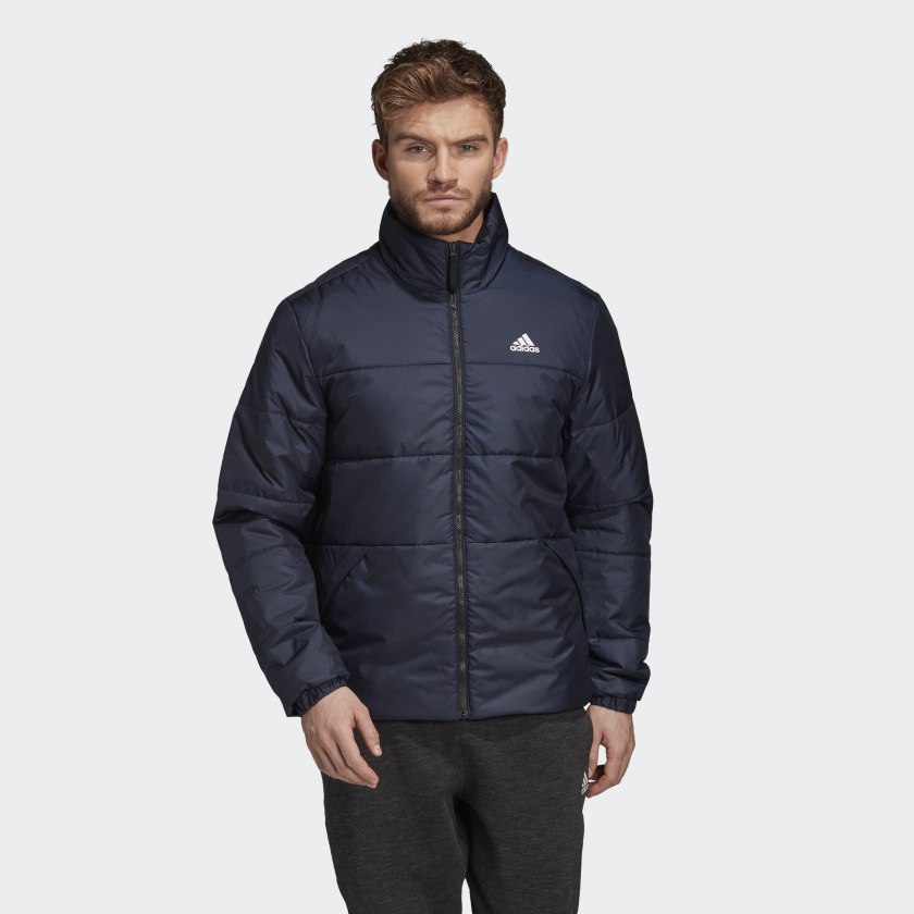 PARKA ADIDAS INSULATED BSC 3 TIRAS AZUL